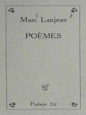 cover image of Poèmes